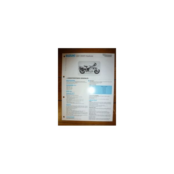 GSX1300R Fiche Technique Suzuki