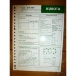 DH1101 Fiche Technique kubota