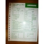 FL1003/1-FL1003/2 Fiche Technique Lamborghini