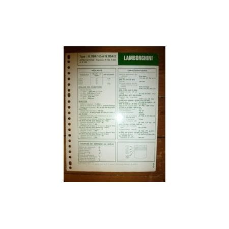FL1104/1-2 - FL1154/2 Fiche Technique Lamborghini