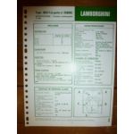 984/1 (n°26698) Fiche Technique Lamborghini