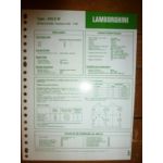 916-6W Fiche Technique Lamborghini