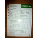 1000-4W Fiche Technique Lamborghini