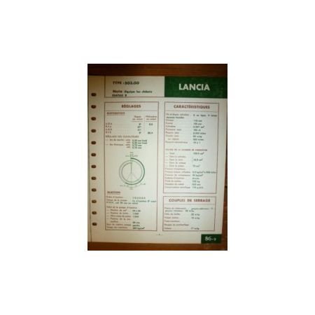 503.00 Fiche Technique Lancia