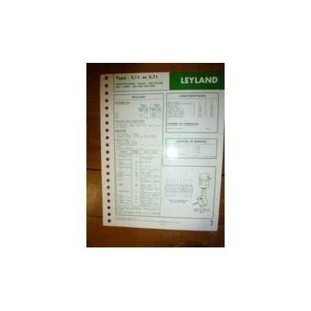 5.1L-5.7L Fiche Technique British Leyland