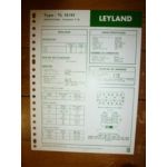 TL12/41 Fiche Technique British Leyland