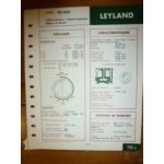 EO600 Fiche Technique British Leyland