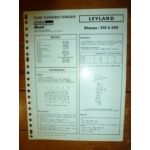 Sherpa 215-250 Fiche Technique British Leyland
