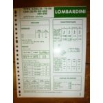 LDAL1-LDA2 Fiche Technique Lombardini
