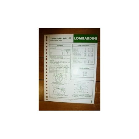 904-914-L20 Fiche Technique Lombardini
