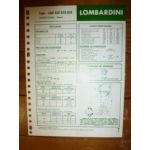 LDA 832-833-834 Fiche Technique Lombardini
