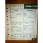 LDAL-LDA 75-80-450-451-510 Fiche Technique Lombardini