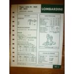 LDA 78-78/2-90-90/2 Fiche Technique Lombardini
