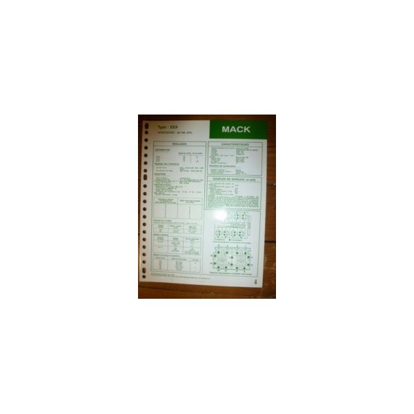 EE9 Fiche Technique Mack
