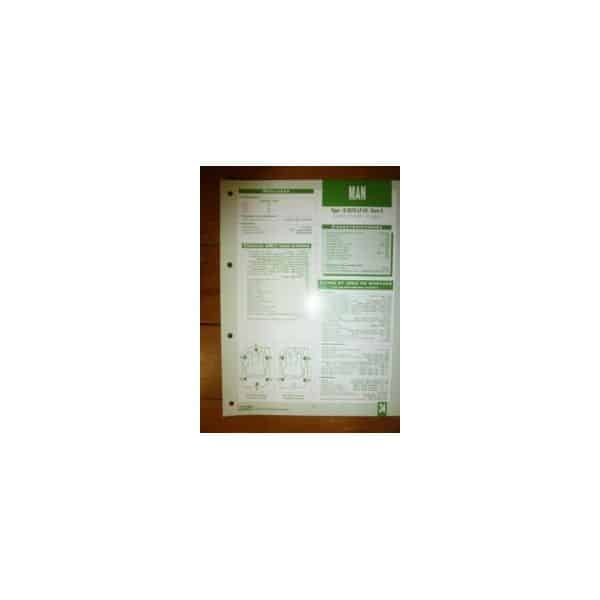 D2876 LF02- Euro II Fiche Technique Man