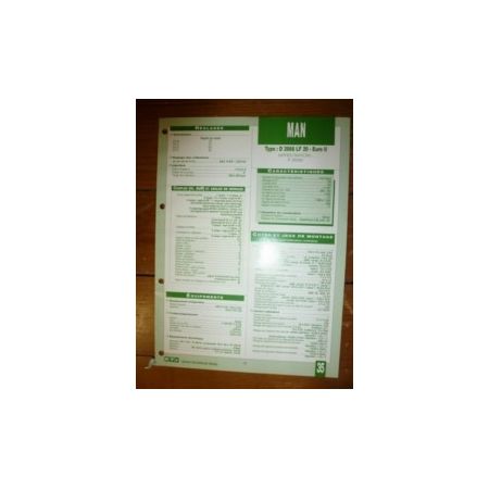 D2866  LF20- Euro II Fiche Technique Man