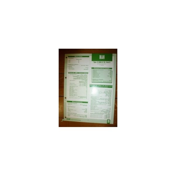 D2866  LF20- Euro II Fiche Technique Man