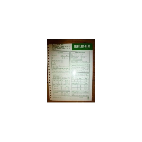 OM314 Fiche Technique Henomag Henschel