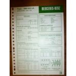 OM422LA Fiche Technique Mercedes