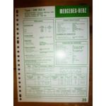 OM352A - 353957 jusq 694799 Fiche Technique Mercedes
