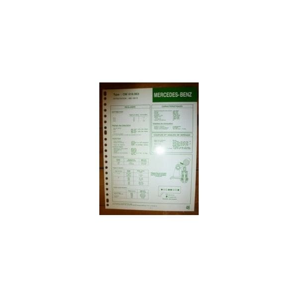 OM 616.963 Fiche Technique Mercedes