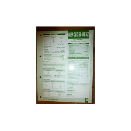 OM366A Fiche Technique Mercedes