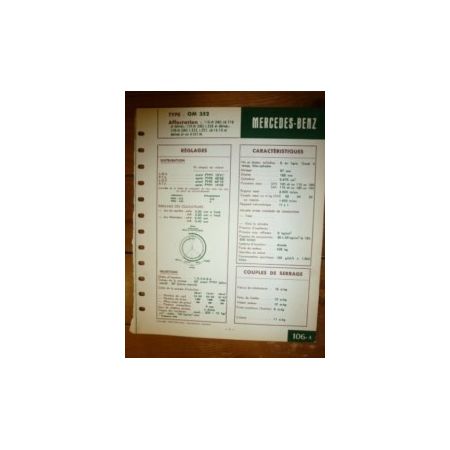 OM352 Fiche Technique Mercedes