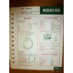 OM327 Fiche Technique Mercedes