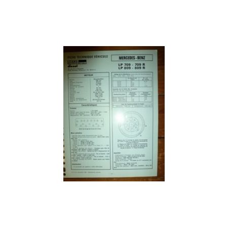 LP709-709R-809-809R Fiche Technique Mercedes