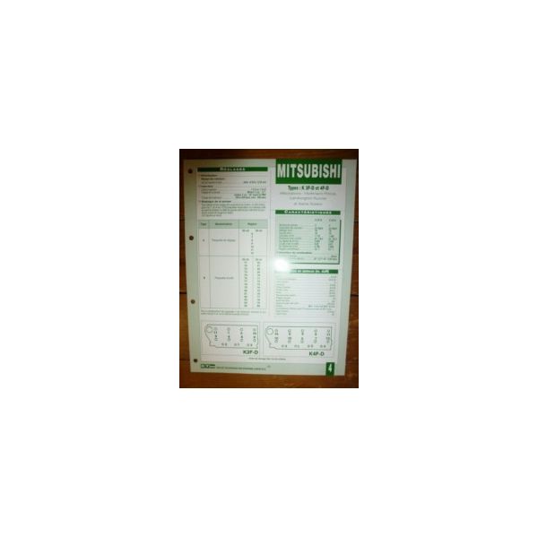 K3F-D - K4F-D Fiche Technique Lamborghini