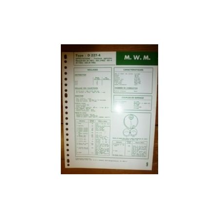 D227-4 Fiche Technique Mwm