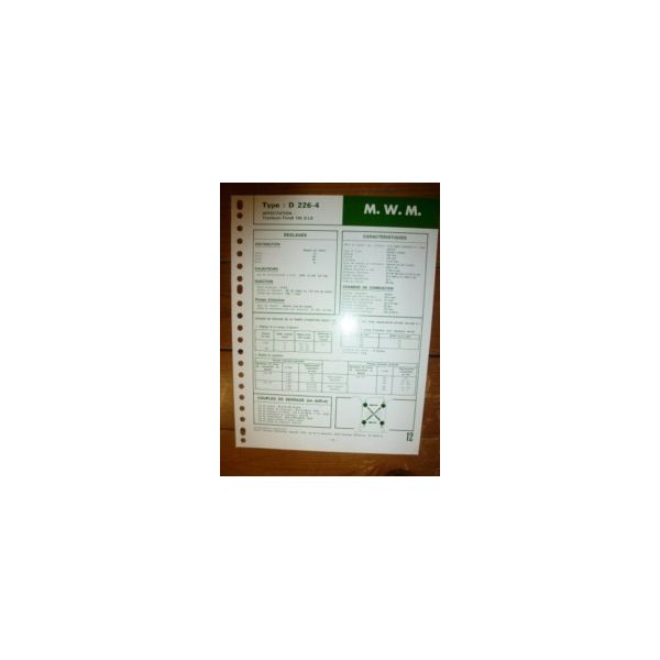 D226-4 Fiche Technique Fendt