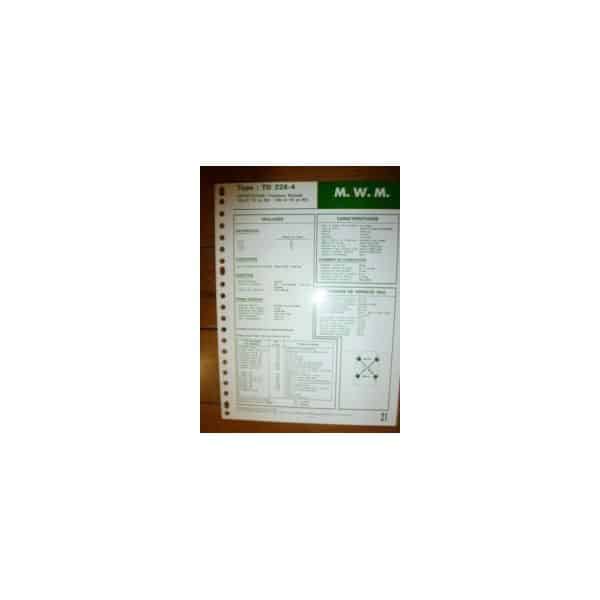TD226-4 Fiche Technique Mwm