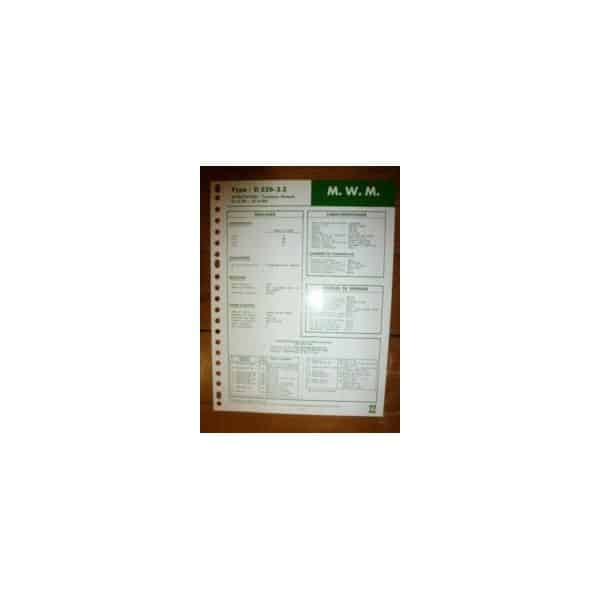 D226-3.2 Fiche Technique Mwm