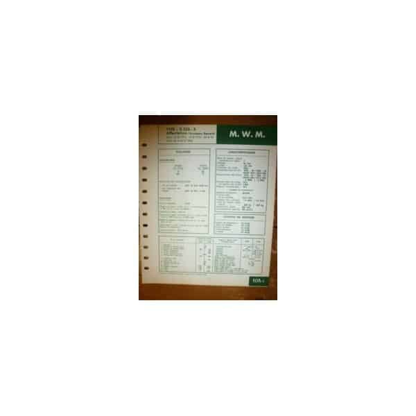 D325-3 Fiche Technique Mwm