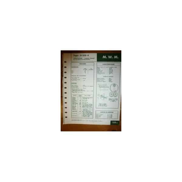 D325-4 Fiche Technique Mwm