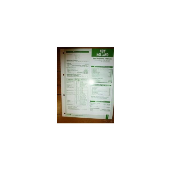 6 Cyl. 7480cc Fiche Technique Fiat