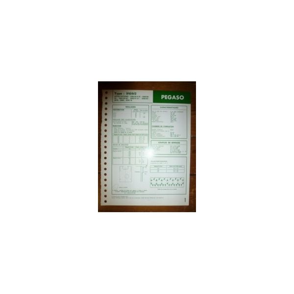 9109.2 Fiche Technique Pegaso