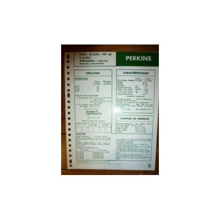D3.152 - D4.203 Fiche Technique Perkins