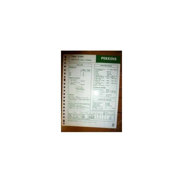 6.354 Fiche Technique Perkins