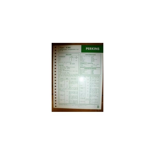 4.165 Fiche Technique Perkins