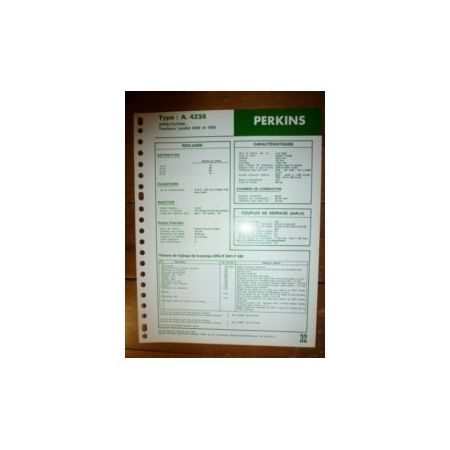 A4.236 Fiche Technique Landini