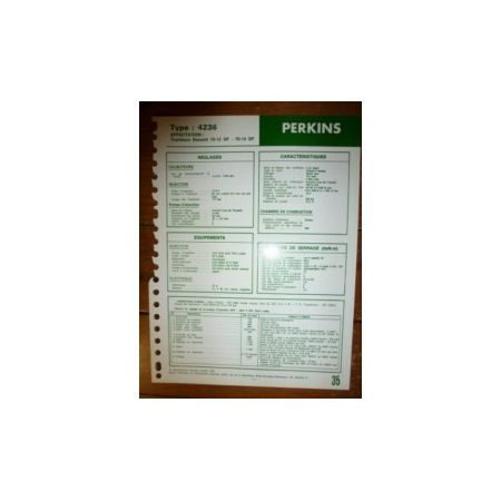 4236 Fiche Technique Perkins
