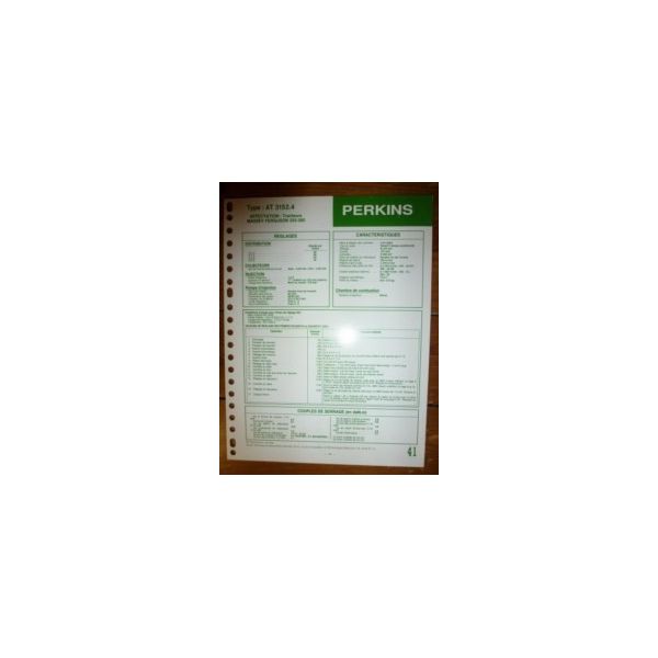AT3152.4 Fiche Technique Massey ferguson