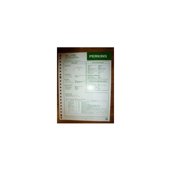 A4236 Fiche Technique Massey ferguson