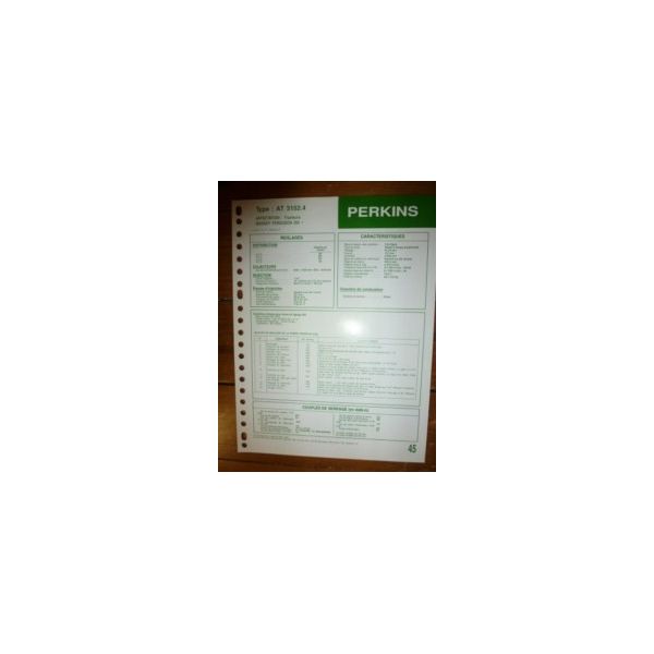 AT3152.4 Fiche Technique Massey ferguson