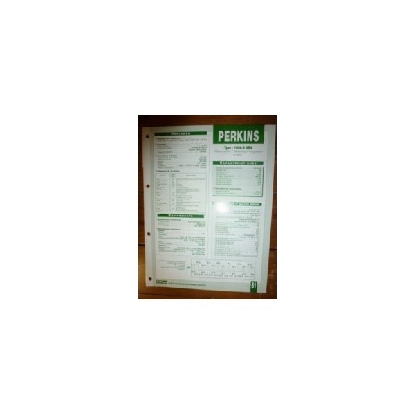 1006-6 HR4 Fiche Technique Massey ferguson