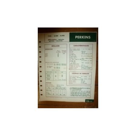 3.144 - 4.192 Fiche Technique Perkins