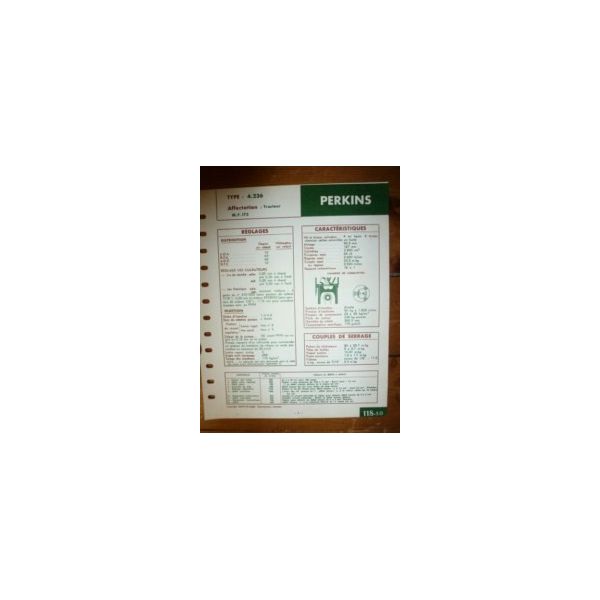 4.236 Fiche Technique Massey ferguson