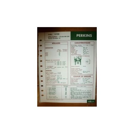 4/236 Fiche Technique Citroen